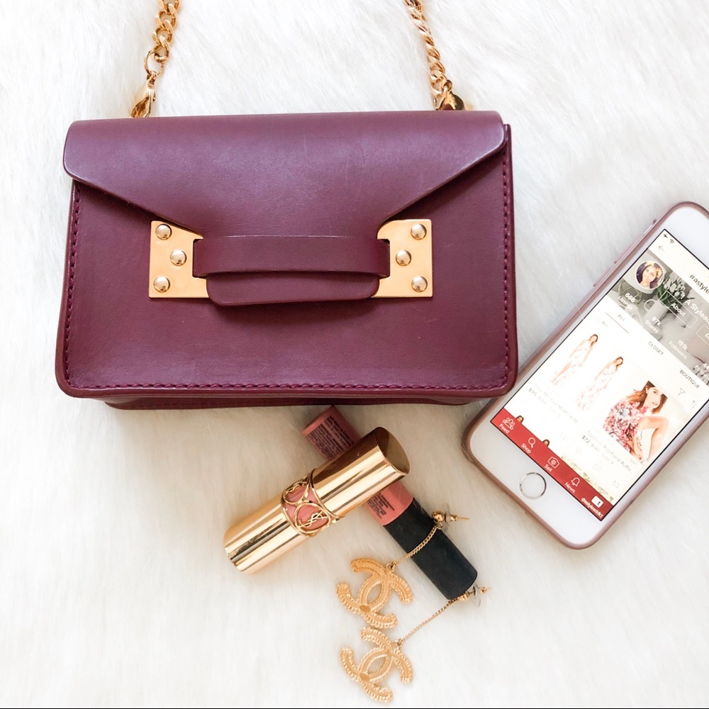 Sophie Hulme Envelope Mini Shoulder Bag